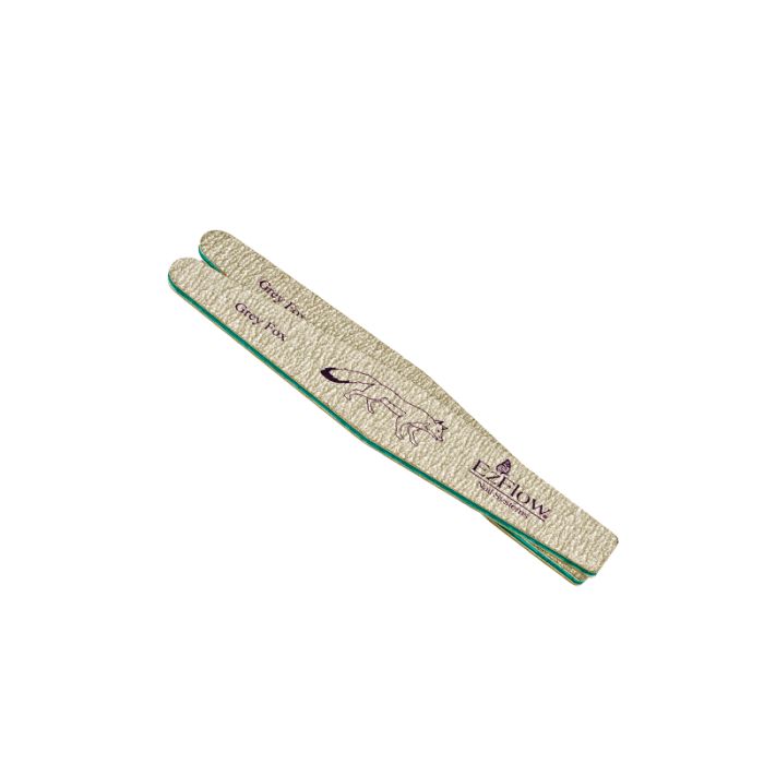 3D illustration of two nail files of EzFlow Grey Fox Pro File with 180/180 abrasive grit lay in white color background 3D illustration of two nail files of EzFlow Grey Fox Pro File with 180/180 abrasive grit lay in white color background