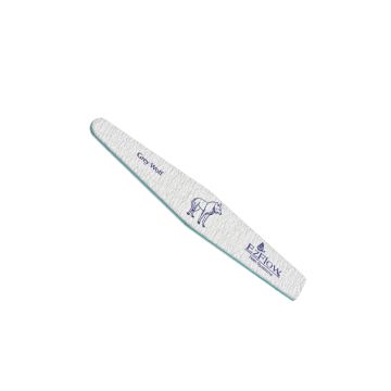 150/150 Grit EzFlow Grey Wolf Pro File in 120-degree angle position isolated in white color setting